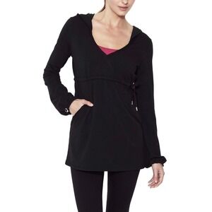 SPANX Black Cinch-It Hoodie / Hooded Pullover Size Small
